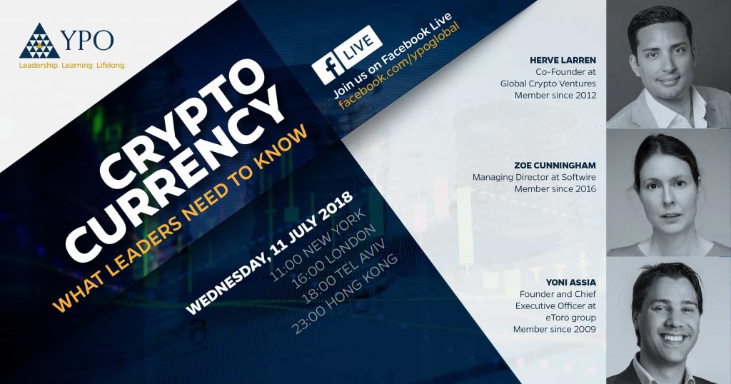 YPO Facebook Live on cryptocurrency